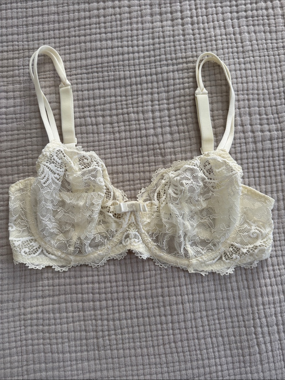 Simone Perele Ivory Lace Underwire Bra